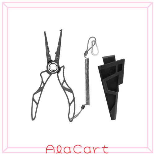 ゴメクサス ステンレススチール 防錆 フィッシングプライヤー「7インチ」釣りフライヤー 防錆性 耐食性 頑丈プライヤー スプリットリング