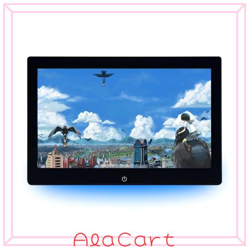 ULOPOPヘッドレストモニター 10.1インチ超薄いタッチスクリーン 有線Airplay/ミラーリング機能、IPS液晶採用で高輝度・全視野 HDMI・AV外