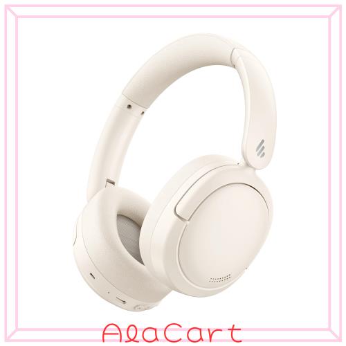 「VGP2025金賞」Edifier V80 ワイヤレス ヘッドフォン Bluetooth V5.4 ハイブリッド アクティブ ノイズ キャンセル ヘッドセット 44dBま