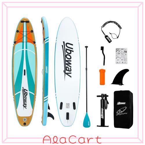 Signstek SUP ボード 2人乗り 320CM 200KG インフレータブル ブルーグリーン