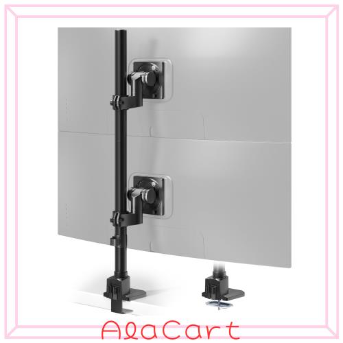 ACCURTEK 2画面モニターアーム ガス式 最大57インチ 耐荷重27kg ACCURTEK 大型 モニターアーム 2画面 シングル 57インチ (2~27kg対応