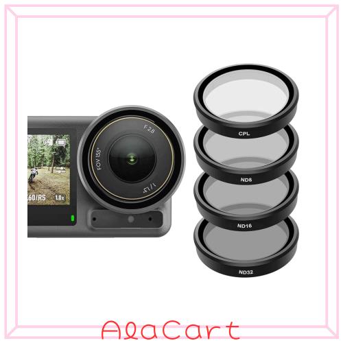 TELESIN DJI Osmo Action 5 PRO/4/3 用 フィルターセット(CPL+ND8+ND16