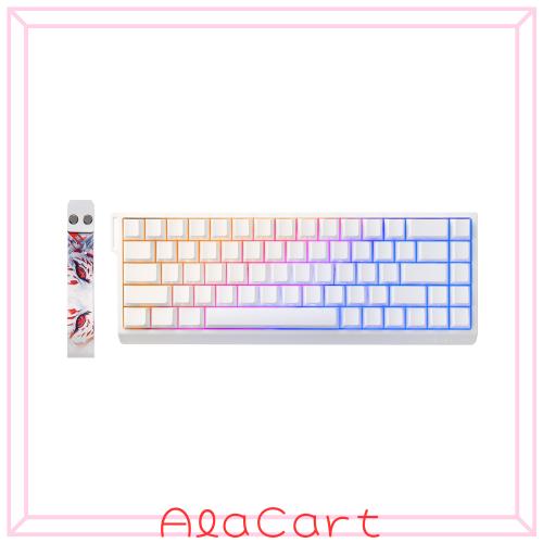 YUNZII x MADLIONS MAD68 HE 有線式 磁気スイッチ メカニカルゲーミングキーボード 60%配列 ホール効果 磁気スイッチ 作動点調整可能 PBT