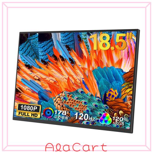 Laptomo モバイルモニター 18.5インチ 1920×1080 USB Type-C mini HDMI PS4 PS5 Switch対応