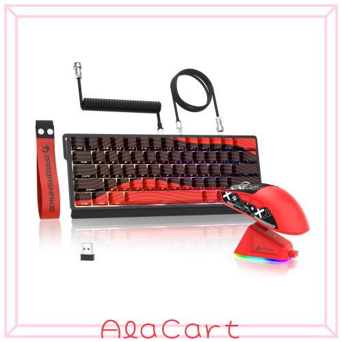 MAMBASNAKE×ATTACK SHARK【X60HE＆X11】eスポーツセット 4in1 ラピッドトリガー キーボードマウスセット 8K ゲーミングキーボードマウス