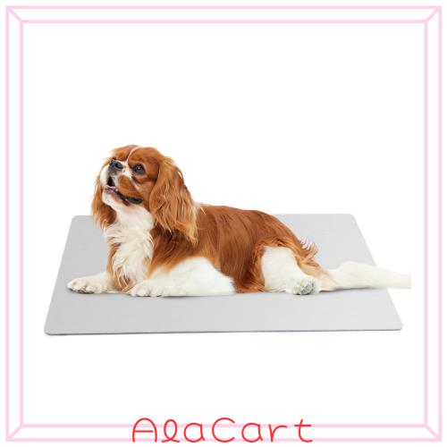 MARUNDA 犬用ひんやりプレート 猫涼感マット クール アルミ製 58*38cm 涼しい 冷感シート 夏グッズ 暑さ対策 熱中症防止 大きいサイズ 大