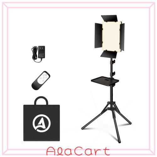 Arsoer 撮影ライト 36Wバイカラー 撮影用照明ライト LEDビデオライト 二色調光 2700K-6500K CRI95+ 撮影照明 スタジオ撮影ライト 三脚・