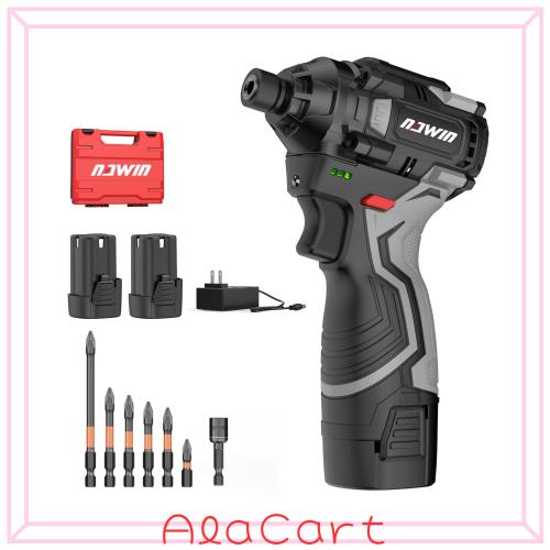 NAWIN インパクトドライバー 16.8V 2.0Ah 3段階変速 コンパクト充電式