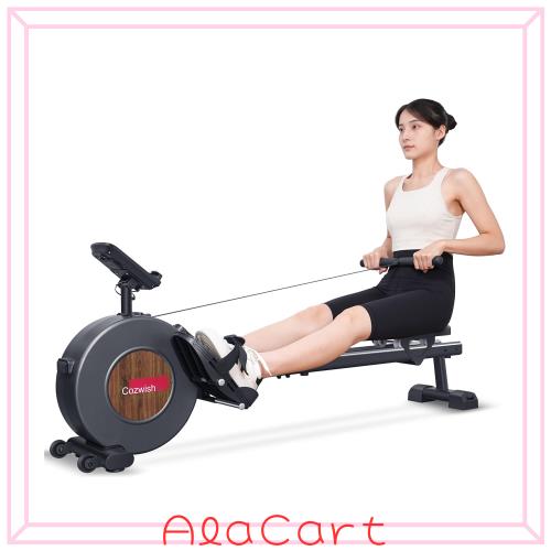 Cozwish ローイングマシン ボート漕ぎマシン マグネット式 fitshowアプリと接続 16段階負荷 自宅トレーニング フィットネス機器 全身トレ