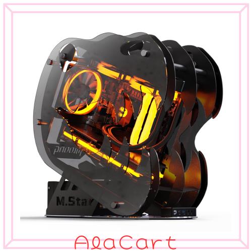 JTD PCケース ゲーミングpcケース 恐竜の頭の如く 竜頭型 Micro ATX/Mini-ITX・ ATX電源対応 自作パソコン 自作PCケース SPCC鋼板・強化