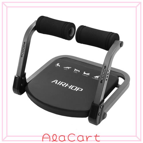 AIRHOP 腹筋マシン シットアップベンチ 筋トレ用 3段階調整可能な抵抗と自動リバウンド機能付き 自宅用腹筋器具