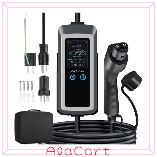 joy all「2025 テスラ規格EV充電器 壁掛け式 」 110V-240V テスラ電気