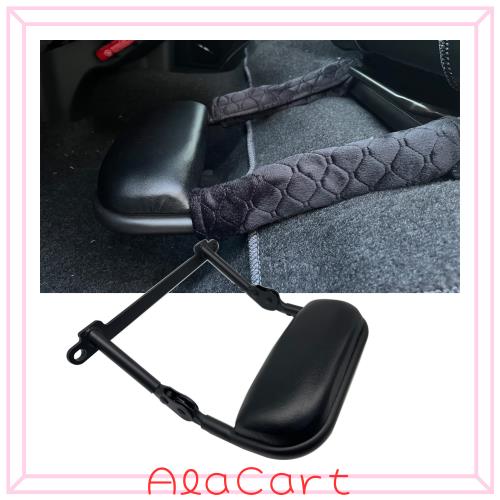 ハイエース フットレスト200系１型~8型対応 助手席専用 折畳める レザークッション付 足おき台 巻き込みカバー付き