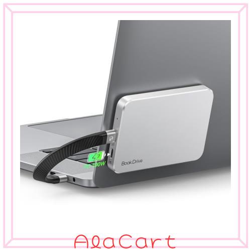 ORICO BookDrive 1TB 外付けSSD magsafe対応 PD100W充電 ノートPC・iPhone 16/15・USB-Cスマートフォン・タブレット用 マグネット式 ポー