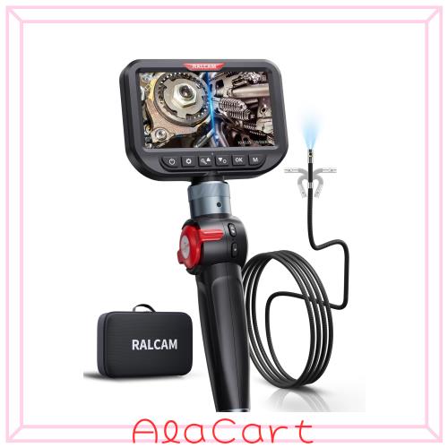 Ralcam ファイバースコープ デュアルカメラ 先端可動式 6.5mm超細径 二 