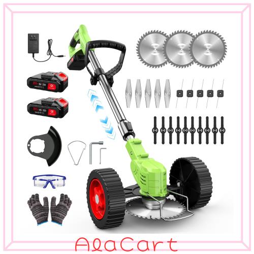 草刈り機 充電式草刈り機 1880W高出力 21V 2*2000mAh大容量 強力