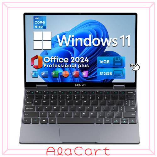 CHUWI MiniBook X 2in1 ノートパソコン Windows11 Celeron N150 10.51インチ 16GB+512GB Office 2024
