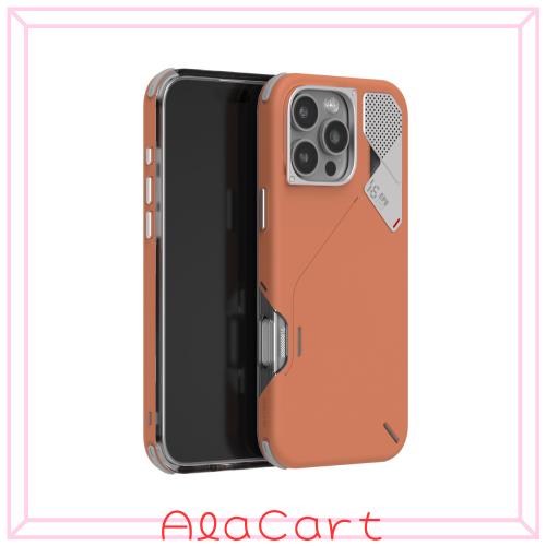 Aulumu A16 iPhone 16 Pro Max 用 耐衝撃ケース 全カバーへアップグレード 全面保護 Magsafe対応 マグネット内蔵 ユニークな冷却窓 ワイ