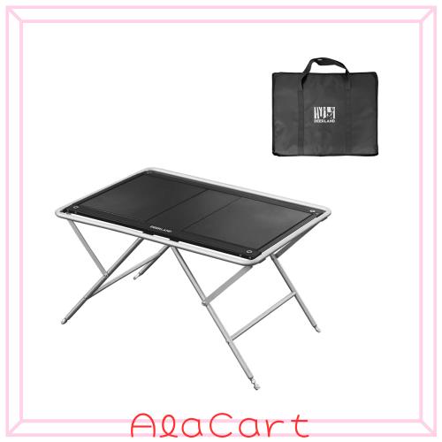 DEERLAND アウトドアテーブル IGTテーブル 折りたたみ 携帯便利 キャンプ 高さ調整可能 マルチキッチン 掛けレバー付き バーベキュー 頑