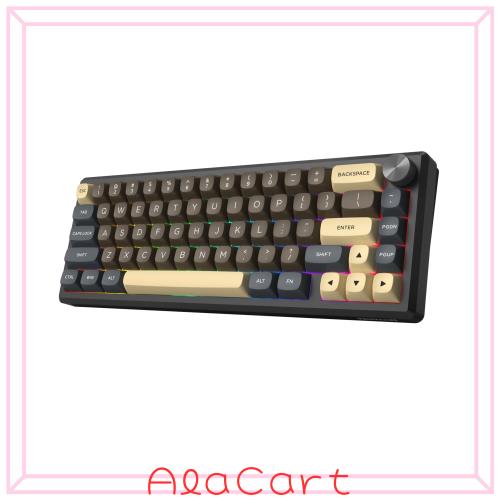 ゲーミングキーボード 6点セット まとめ売り フルアルミ製筐体】Redragon K727 65% ワイヤレス ゲーミング