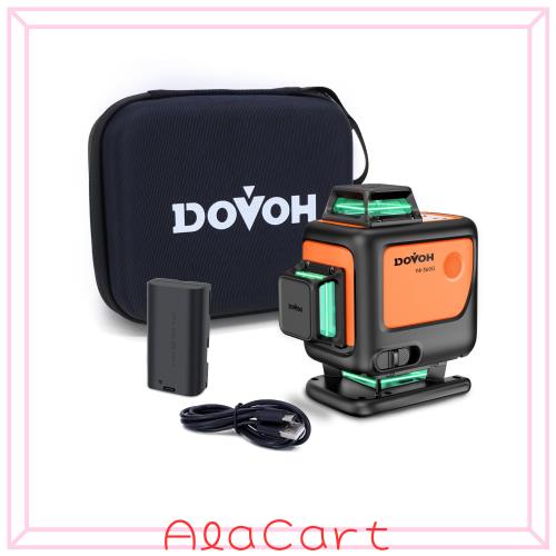 DOVOH グリーンレーザー墨出し器 4x360° 16ライン レーザー水平