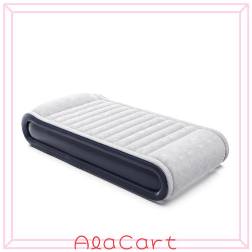 エアーベッド シングル エアマット 電動ポンプ内蔵 高耐久 来客用 フロック表面加工 長さ229×幅99×厚さ43cm 空気ベッド 人気 快適な寝