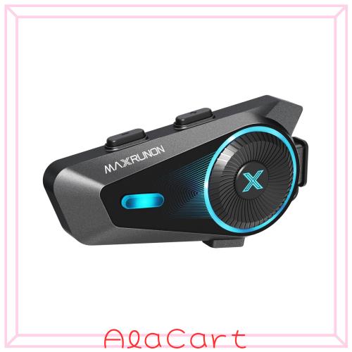 MAXRUNON D10 バイク用インカム 4人同時通話 Bluetooth5.4 1000mAh