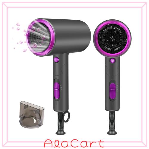 【2025進化モデル・超高速モーター】ドライヤー 大風量 速乾 高濃度マイナスイオン 折り畳み式 軽量 57℃恒温 3段階調節 低騒音 小型 コ