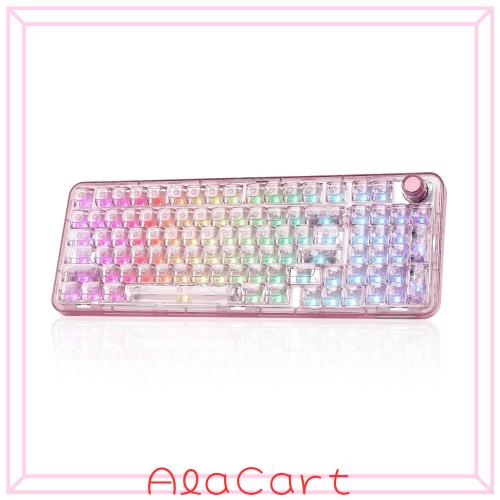 YUNZII X98 QMK/VIA対応 ワイヤレス メカニカルゲーミングキーボード