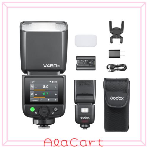 Godox V480-S ソニー用 TTL フラッシュ GN50 タッチスクリーン 2.4G