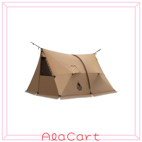 OneTigris ASH CANOPY ホットテント ハンモックテント 薪ストーブに対応 広々とした空間 1-4人用 防風防雨 通気窓あり スノースカート オ