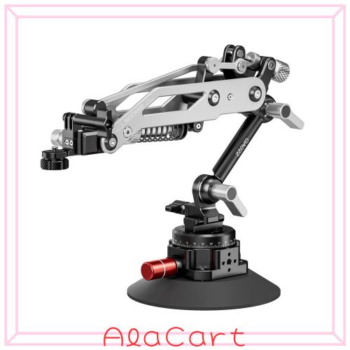 NEEWER 油圧ブームアーム 真空吸盤式付き アクションカメラ用 吸盤カーマウント クイックリリースNATOレール/360°パンベース付き ブレー