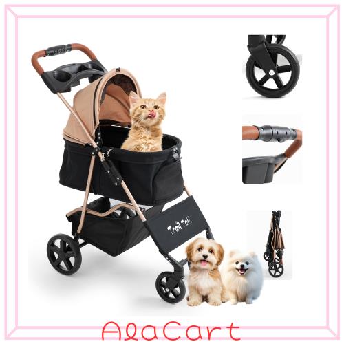 TRAIL TAIL ペットカート 折り畳み 4輪タイプ 軽量 耐荷重15KG Amazon