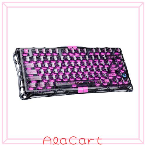 Matrix Keyboard ムラサキ＆ピンク ゲーミングキーボード PC周辺機器 Matrix Keyboard ムラサキ＆ピンク ゲーミングキーボード