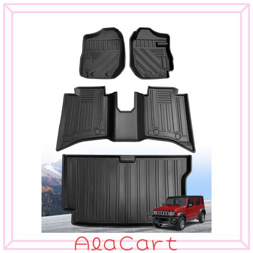 Hawjog ジムニーノマド MT JC74W 2024+ 専用 3D フロアマット＆ラゲッジマットセット 10,093円