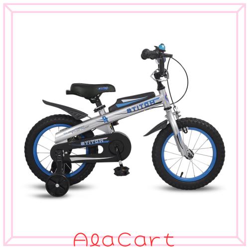 JOYSTAR 子供用自転車 STITCH012 12/14/16インチ 補助輪付き ブルー/レッド/シルバー