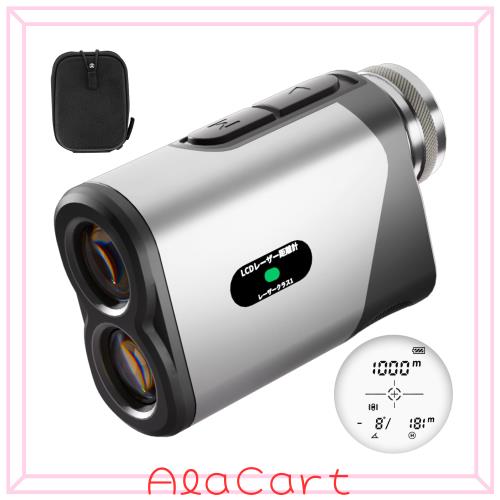 G-KiKi ゴルフ 距離計【エンジニア監修】ミニサイズ 距離測定器 1000m/1094YD対応 95%高透過率 6.5倍望遠＆大画面 0.05秒高速測定 ヤード