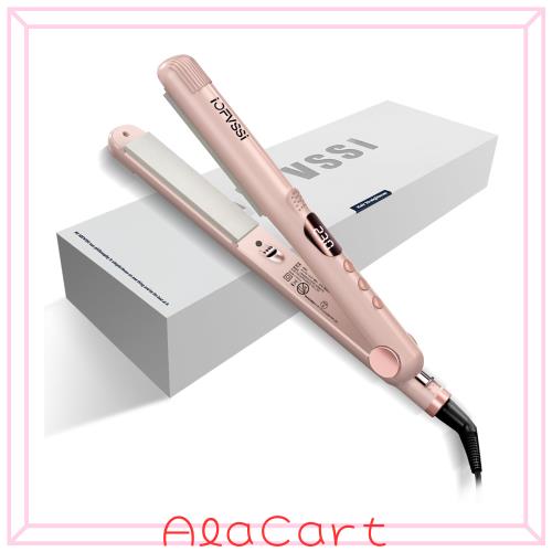 IOFVSSI ストレートアイロン ミニ ヘアアイロン 28mm ヘアアイロン ストレート マイナスイオン 2way イナスイオン発生 温度設定可能 耐熱