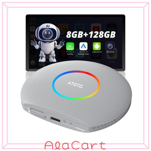 CB6 CarPlay ワイヤレス 2025年のアップグレード版 CarPlay Ai Box