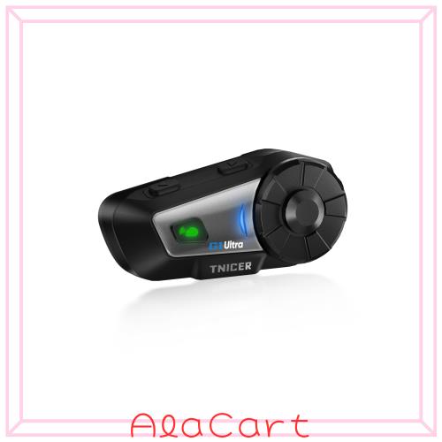 2025 TNICER バイク インカム G1 Ultra インカム Bluetooth 5.2 デュアルチップ インカムバイク用 音楽ながら通話 8人 Mesh接続 1km通信