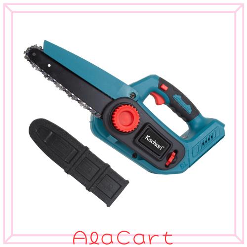 Kachiari チェーンソー 充電式 8インチ 小型 KA-17 ハンディチェーンソー アウターロータモータ コードレス 電動工具 片手 軽量 木工切断