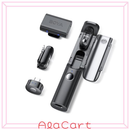 BOYA Magic-03 ワイヤレスピンマイク USB Type-C Android iPhone16対応