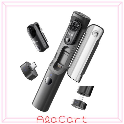 BOYA Magic-05 ワイヤレスピンマイク USB-C Android iPhone16対応