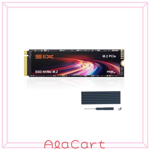 SIX X4000 1TB M.2 SSD PCIe Gen3x4 NVMe 内蔵SSD - 最大読み取り速度3400MB/s、最大書き込み速度2600MB/s