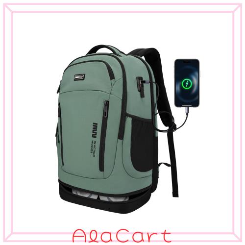 [IAWINI] ダッフルバックパック 登山用 大容量 軽量 シューズ収納 リュックサック 男女兼用 アウトドアバックパック ハイキングバックパ