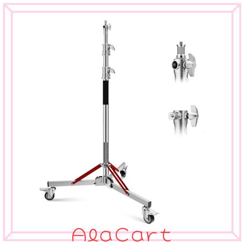 SOONPHO ヘビーデューティライトスタンド ライトスタンド 三脚スタンド 3Ｍ調節可能 スプリングクッション機能付き スタジオ撮影 現場撮