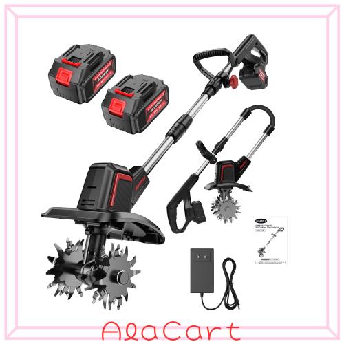 SOARFLY 2026 コードレス電動耕運機 18V 850W 耕幅255mm