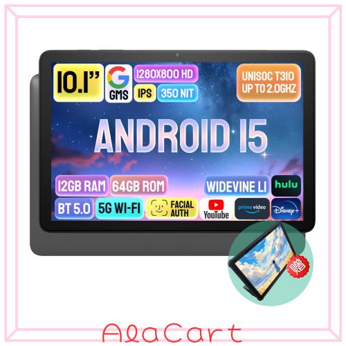 専用レザーケース付き】Zuleisy Android 15 タブレット 10インチ Wi-fi