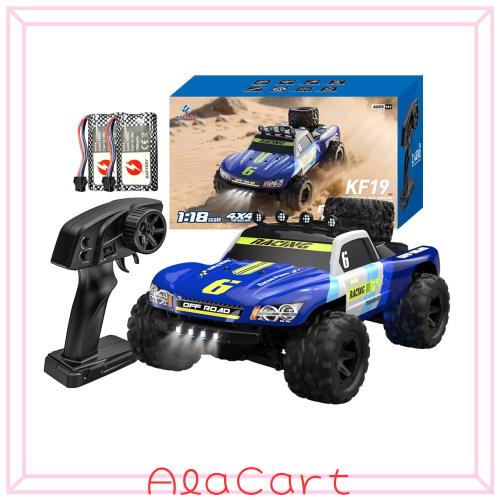 KFPLAN 1/18 ラジコントラック KF19 高速 4x4オフロード 30KM/H 独立式サスペンション ギフト・おもちゃ 男の子・大人向け 技適認証済み