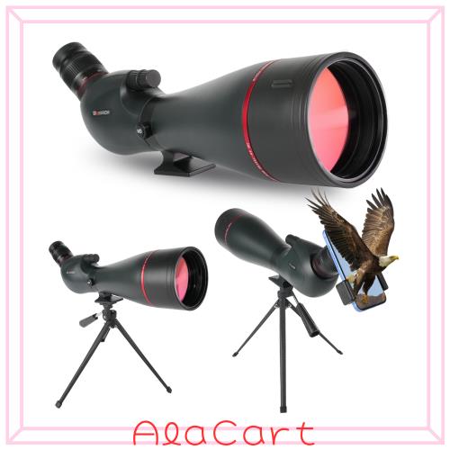 BOSTRON フィールドスコープ 天体観測 IPX7 防水 25-75倍率 100ｍｍ内径対物レンズ お月見 天文観測 単眼鏡 高倍率 地上望遠鏡 FMCレンズ